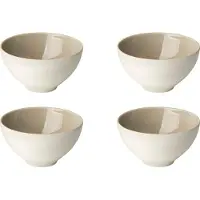 Palmer - Aurora - Schaal - Kom - 4 stuks - 57 cl - ø 15 cm - Grijs/Crème - Stoneware - Bordenset