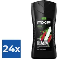 Axe Douchegel - Africa 250 ml - Voordeelverpakking 24 stuks