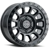 I.C.O.N. Hulse 17 X 8.5 6 X 5.5 0mm Offset 4.75in BS Double Black