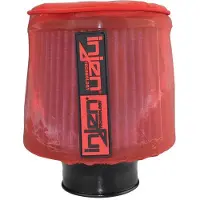 Injen Red Water Repellant Pre-Filter fits X-1021 6in Base / 6-7/8in Tall / 5-1/2in Top