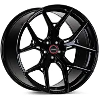 Vossen HF-5 20x9 / 5x120 / ET35 / Flat Face / 72.56 - Gloss Black Wheel