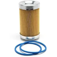 Fuelab 10 Micron Paper Replacement Element - 3in w/2 O-Rings & Instructions