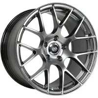 ENKEI Raijin 18x8 40mm Offset 5x114.3 Bolt Pattern 72.6 Bore Dia Hyper Silver Wheel