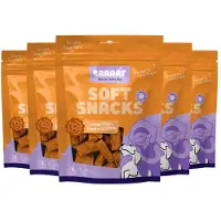 Braaaf 5x Hondensnack Sticks Zalm - Pompoen - Selderij 85 gr