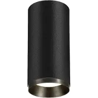 SLV Opbouwspot Numinos M cilinder zwart 2700K - 60gr