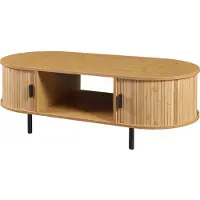En.casa Salontafel Tvedestrand 120x55x40 cm naturel []