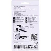 Simson Ronde fiets spiegel - anti-reflecterend glas - 360 graden verstelbaar - lichtgewicht en duurzaam
