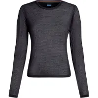 Icebreaker - Women's Merino75 CoolLiteFeatherlight L/S Crewe - Longsleeve S, grijs
