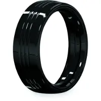 Kuryakyn 7inch Headlamp Trim Ring Gloss Black