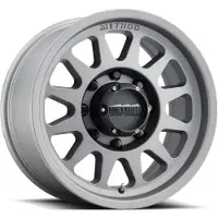 Method Wheels Method MR704 HD 17x9 18mm Offset 8x6.5 130.81mm CB Titanium Wheel