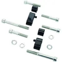 Kuryakyn Driver Floorboard Spacers 09-Up Touring Models Gloss Black