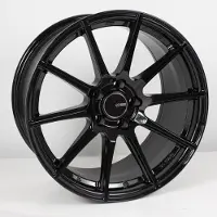 ENKEI TS10 18x8 5x112 45mm Offset 72.6mm Bore Black Wheel