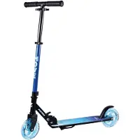 Möve Step - Scooter 145 LED Blue Sky - Blauw - Lichtgevende Wielen - Vouwbaar - Stuur In De Hoogte Verstelbaar - Vanaf 3 jaar