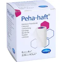 Peha-haft Fixatiezwachtel Latexvrije Zelfhechtende Verbandfixatie 6 cm x 4 m