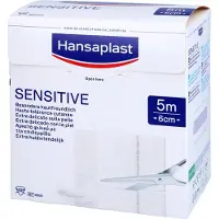 Hansaplast Sensitive Pleisters - Pleisters Op Rol - Wondpleisters - Wondverzorging - 5m x 6cm