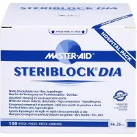 Merkloos Steriblock Pleister 8,6 cm x 2,5 cm | 100 stuks