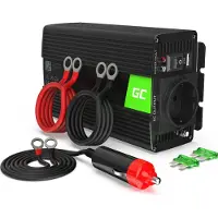 Green Cell 600W (300W continu) DC 24V naar AC 230V met USB Stroom Inverter Converter - Pure/Full Sine Wave