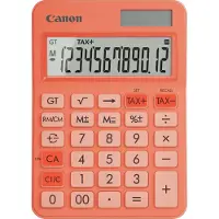 Canon LS-125KB-OR Zakrekenmachine Oranje Aantal displayposities: 12 werkt op batterijen, werkt op zonne-energie (b x h