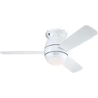 WESTINGHOUSE Halley ventilatorbladen wit/esdoorn, wit / opaal, Woon-/ Eetkamer, Hout, Modern