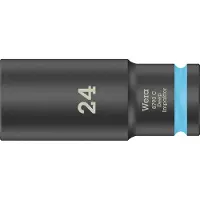 Wera 8790 C Impaktor Deep 05004839001 Inbus Dopsleutelinzetstuk 24 mm 1/2 24 mm 1/2 (12,5 mm)