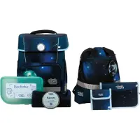 School-mood Champion Schooltas set grijs