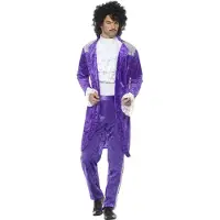 Smiffys 80's Purple Prince kostuum - Maat L