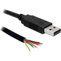 DeLOCK USB 2.0 to Serial TTL Converter with 6 open wires 1.8 m (3.3 V)