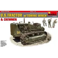 Mini art U.S.Tractor w/Towing Winch&Crewmen Speci Special Edition