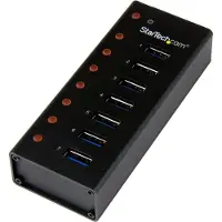 StarTech.com ST7300U3M - 7 Port USB 3.0 Hub - Desktop or Wall-Mo