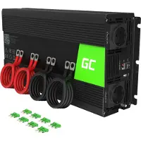 Green Cell Omvormer 24V naar 230V Zuivere Sinusgolf 2000W - voor vrachtwagens - INV20