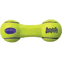 Kong airdog dumbel tennisbal geel 18x6,5x6,5 cm