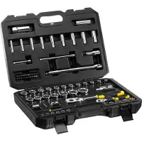 Stanley Dopsleutelset 1/4" + 1/2" - 72 Stuks