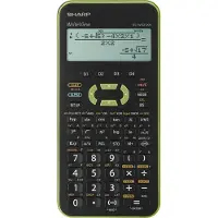 Sharp wetenschappelijke rekenmachine - zwart/groen - 1x AAA batterij