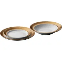 Berghoff GEM Bordenset Wit/Goud 3-delig