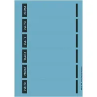 Leitz rugetiketten kort, via pc beletterbaar, rugbreedte 50 mm, zelfklevend, 150 st., blauw
