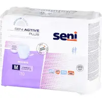 Seni Active Plus wegwerpabsorptieslip maat M voor incontinentie 10 St Verband