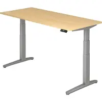 Hjh OFFICE PRO XBHM 19 SS - Esdoorn 180 x 80 Tafelhoogte I Elektrisch in hoogte verstelbaar