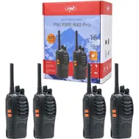 Pni R40 Pro Pmr Walkie Talkie 4 Units Zwart