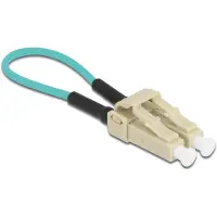 DeLOCK Optical Fiber loopback Adapter LC / OM3 Multi-mode beige