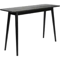 White Label Bijzettafel Fabio Black - 120 x 40 cm