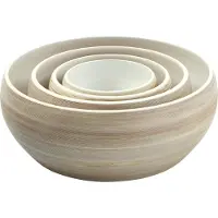 Wolters Keramiknapf Diner Stone, L, Braun
