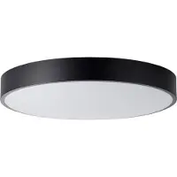 Brelight Design plafondlamp Slimline zwart Ø 49cm