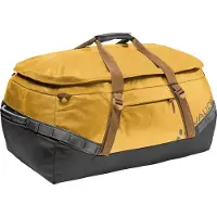 Vaude Sporttas 'CityDuffel 65' geel / grijs