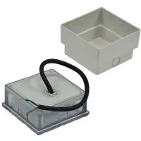 Chilitec wandcontactdoos met individuele bediening, 3-voudig, wit, 1,5 meter kabel