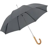 Doppler Paraplu 'Mia Vienna' lichtbruin / donkergrijs / zilver