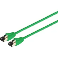S-Conn S/CONN, maximale connectiviteit, 08-41023, 1 meter, Cat8.1, F/FTP (afgeschermd twisted pair), RJ-45 connector, RJ-45 connector, groen
