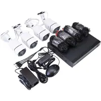 Pni AHD-videobewakingsset House PTZ1350 Full HD - NVR (Netwerk Videorecorder) en 4 buitencamera's, 2MP Full HD 1080P
