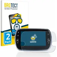 BROTECT - Screenprotector voor Fiat 500 Abarth Uconnet 7" - Folie Beschermfolie matte 2 Stuks