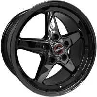 Race Star 92 Drag Star 17x7.00 5x5.50bc 4.25bs ET6 Direct Drill Black Wheel