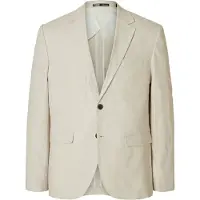 Selected Regular Fit Single-breasted Blazer Heren Beige 50